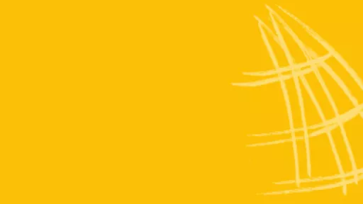 yellow background white sail