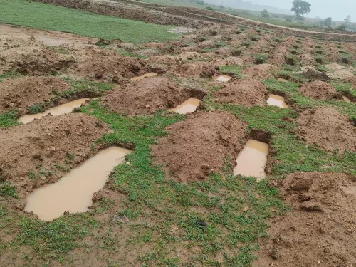 irrigation systems in rural setting