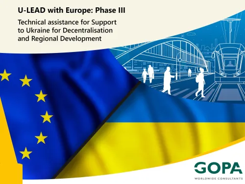Start of a new project in Ukraine under U-LEAD with Europe &ndash; Phase III supporting decentralisation and regional development to improve public service delivery and living conditions for citizens.